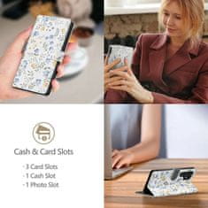 Tech-protect Wallet preklopna maska za Samsung Galaxy A26 5G / A17 4G / 5G, spring flowers