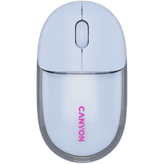 Canyon Bežični miš OnClick 24, 1200 DPI, prozirno plavi (CNS-CMSW24BL)