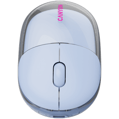 Canyon Bežični miš OnClick 24, 1200 DPI, prozirno plavi (CNS-CMSW24BL)