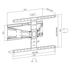 S-box Zidni stalak PLB-79464