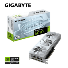 Gigabyte Grafička kartica GeForce RTX 5070 EAGLE OC ICE SFF 12G, 12GB GDDR7, PCI-E 5.0