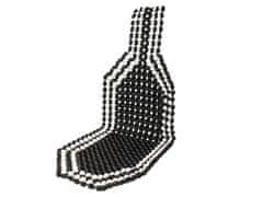 Cappa Navlaka za sjedalo BEADS masažna – kuglična, 1 komad, crna