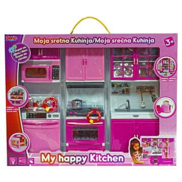 Denis Mini kuhinjica za lutke, zvuk/svjetlo, modularna, sorto