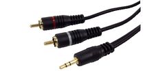 GBC Kon.El.Co. stereo audio kabel 3.5mm m - 2 X RCA m, 1.2m