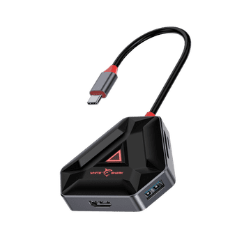 White Shark USB-C Hub Hexagon 6 u 1