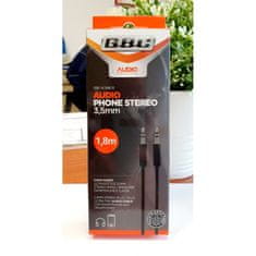 GBC Kon.El.Co. stereo audio kabel 3.5mm m - 3.5mm m, 1.8m