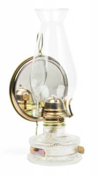 Mars Svratka Petrolejska lampa Eagle s ogledalom 32 cm