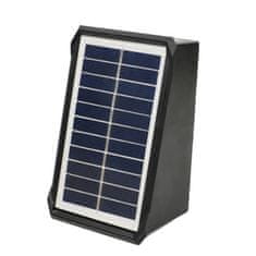 HOME & MARKER® Solarna zidna LED svjetiljka, vodootporna vanjska rasvjeta s automatskim paljenjem za vrt i terasu | ORALUMI, bijela