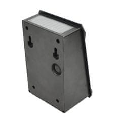 HOME & MARKER® Solarna zidna LED svjetiljka, vodootporna vanjska rasvjeta s automatskim paljenjem za vrt i terasu | ORALUMI, bijela