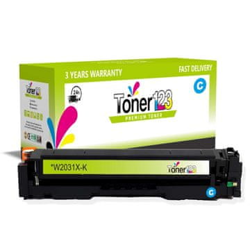 Toner123 Zamjenski toner za HP 415X / W2031X / LaserJet Pro M454, MFP M479 - cijan XL