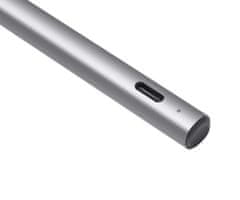 Onyx Boox InkSense Plus stylus olovka, za model Go 7 / Go Color 7 Gen II, 4096 razina osjetljivosti, G senzor, detekcija nagiba, višenamjenska tipka, punjiva baterija, USB Type-C, srebrna