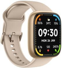 MaxCom Pametni sat Ecowatch 6, zlatne boje