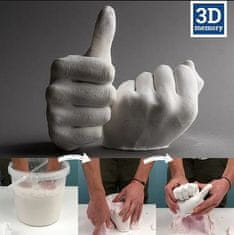 GM WEB Odljev za izradu skulpture ruku – 3D Memory