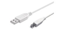 GBC Kon.El.Co. USB 2.0 kabel, USB-A na USB-B, 2.0m, bijeli