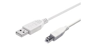 GBC Kon.El.Co. USB 2.0 kabel, USB-A na USB-B, bijeli