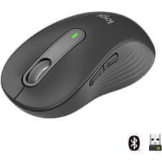 Logitech Bežična miš M650 L Signature, crne boje