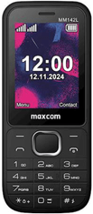 MaxCom Telefon MM142L, crni