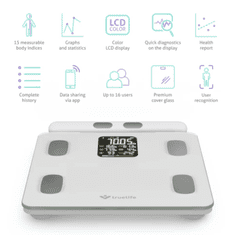 TrueLife Pametna vaga W8, bijela (TLCSMFSW8NNWA
