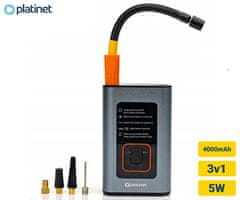 Platinet PTC22 bežična zračna pumpa, crno-srebrna