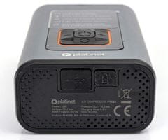 Platinet PTC22 bežična zračna pumpa, crno-srebrna