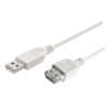 GBC Kon.El.Co. USB 2.0 produžni kabel, USB-AM na USB-AŽ, 2.0m, bijeli