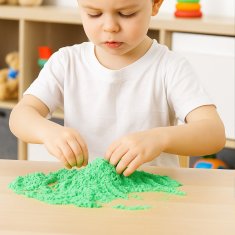 Aga4Kids Čarobni pijesak 1 kg Zeleni