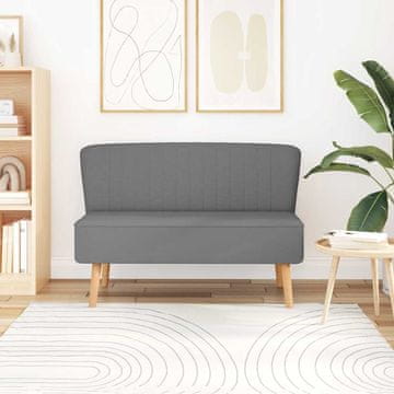 Vidaxl Sofa 117x55,5x77 cm Svijetlozelena tkanina