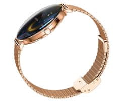 Forever Pametni sat Lucca SB-370, AMOLED, BT 5.3, Android + iOS, pozivi, IP68, ružičasto zlato (Rose Gold)