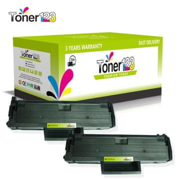 Toner123 Komplet Samsung MLT-D111L / 111 / SL M-2020, M-2022, M-2070 / Xpress M-2000, M-2020, M-2021, M-2022, M-2026, M-2070, M-2071 zamjenski toneri (2) - 2 × crna XL