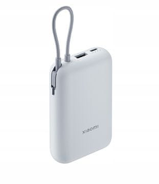 Xiaomi Power Bank 10000mAh (integrirani kabel) ledeno modra