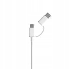 Xiaomi Mi 2-v-1 USB kabel (Micro USB na Type C - 30 cm), bel
