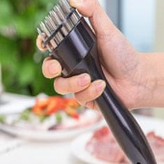 HOME & MARKER® Brzi ručni omekšivač mesa, 21 oštrica, igličasti, tenderizer za kuhinju | MEATZI