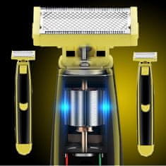 FRILLA® Električni brijač za tijelo, vodootporni trimer za mokro i suho brijanje bez iritacija | HYDROCUTER