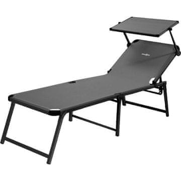 Brunner Ležalnik s strehico MARBELLA 0410022N.C06 crna