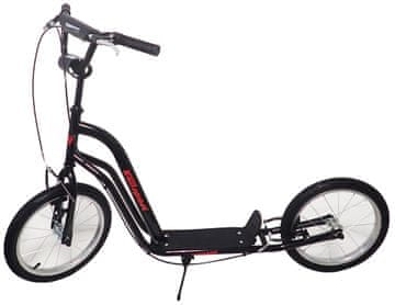 Kubisport Skuter s kotačima na napuhavanje tornado 16/16 "crno