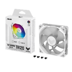 ASUS TUF Gaming TR120 ARGB ventilator, 120 mm, PWM, bijeli (90DA0093-B09000)