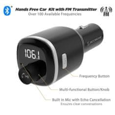 Scosche handsfree auto komplet s FM odašiljačem