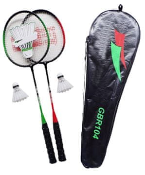 Kubisport Badminton set aluminijske rakete + košara
