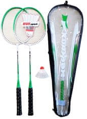 Kubisport Badminton Set - 2 rakete i košare + slučaj