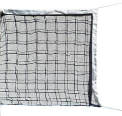 Kubisport Mreža odbojke sa čeličnim kabelom 10 x 1 m crna