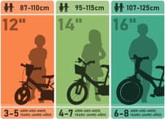 Dino bikes Bicikl za djevojčice PAW PATROL - Paw Patrol 14"