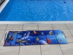 Kubisport Ploča s presavijanjem plaže s velikom s podvodnim svjetskim tiskom