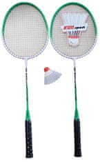 Kubisport Badminton Set - 2 rakete i košare + slučaj