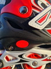 Kubisport Dječje klizaljke koje protežu CS310K crvena veličina 28-32