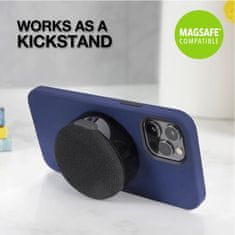 Scosche kompaktni MagSafe kompatibilni magnetski bežični zvučnik, crni