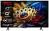 TCL 43C655 TV, 108 cm (43), QLED, Google TV