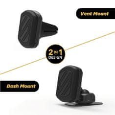 Scosche MagicMount 2-u-1 univerzalni magnetni nosač za auto, ventilacija/ploča