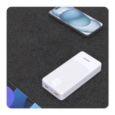 DUDAO K10Pro Power Bank 20000mAh 2x USB 2.4A, bijela