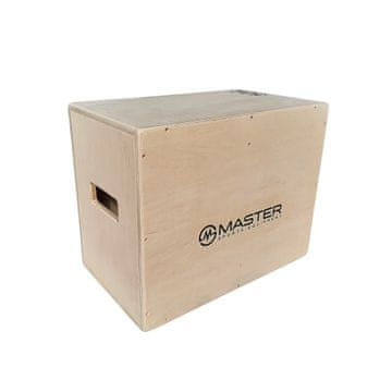 Master Trening plyo box drvo 60 x 50 x 40 cm