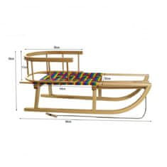 Master Drvene sanjke MASTER 90 cm sa igralištem